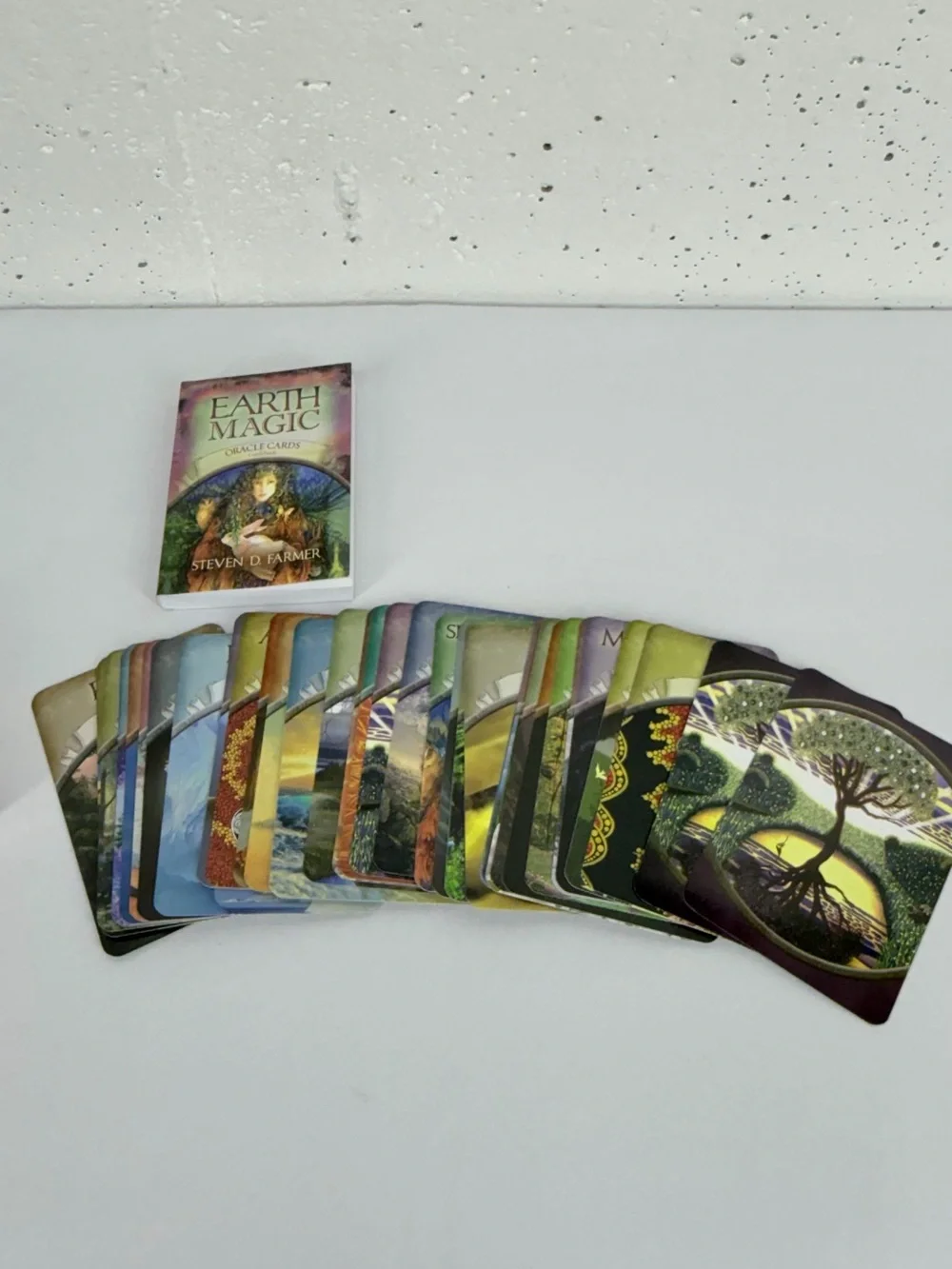 Lot of 3 Wiccapedia Witch Guide Earth Magic Oracle Cards Smith Waite Tarot Cards